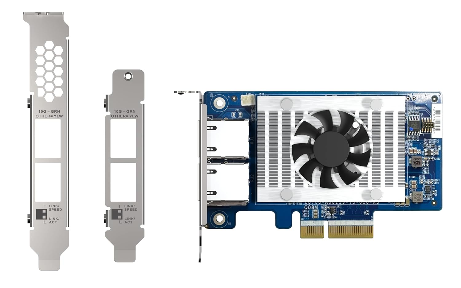 Qnap QXG-10G2T Dual-port 10GbE Network Expansion Card - image 3