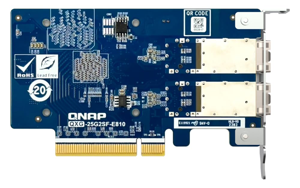 Qnap QXG-25G2SF-E810 Dual port SFP28 25GbE network expansion card - image 3