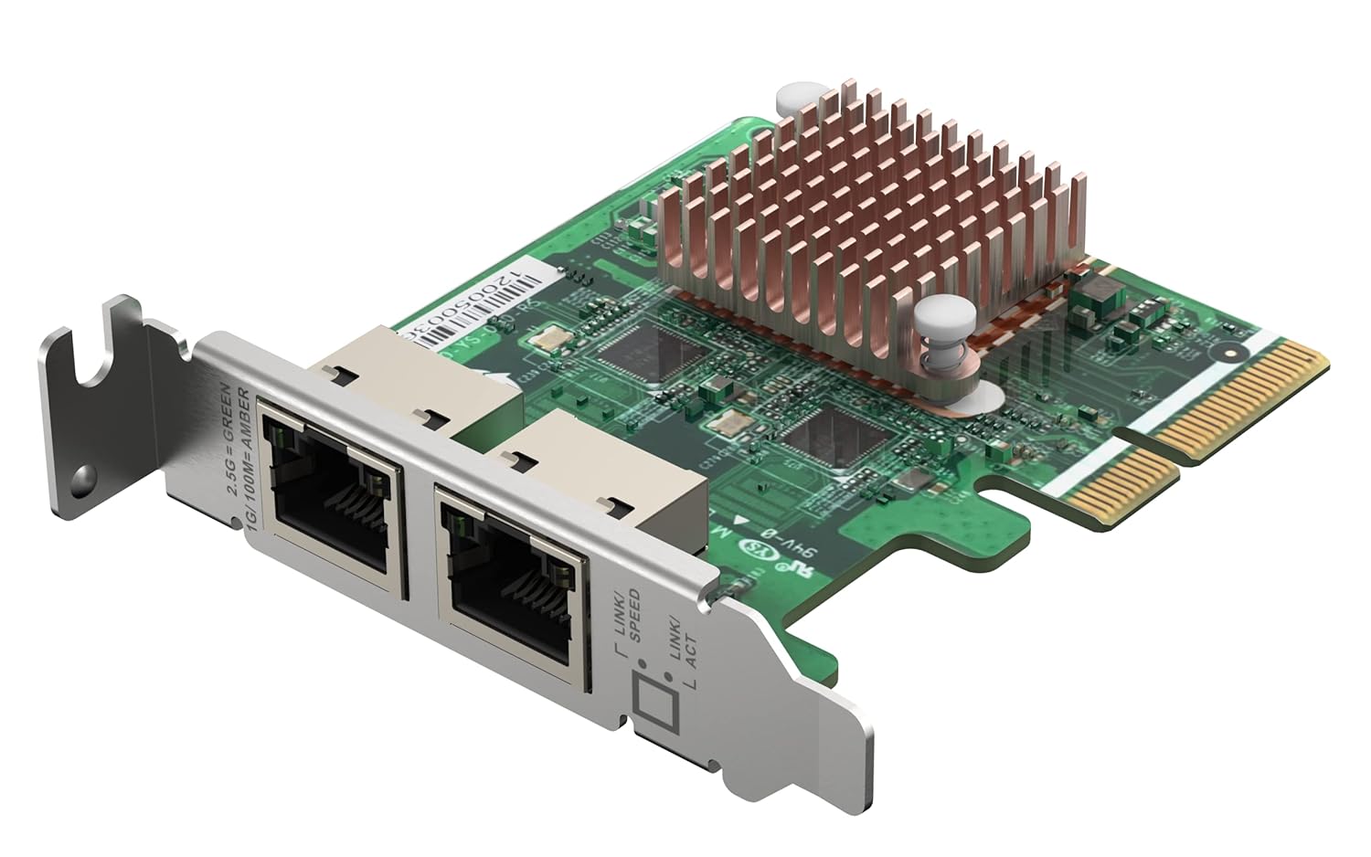 QNAP QXG-2G2T-I225 Dual Port 2.5GbE PCIe Network Expansion Card - image 3
