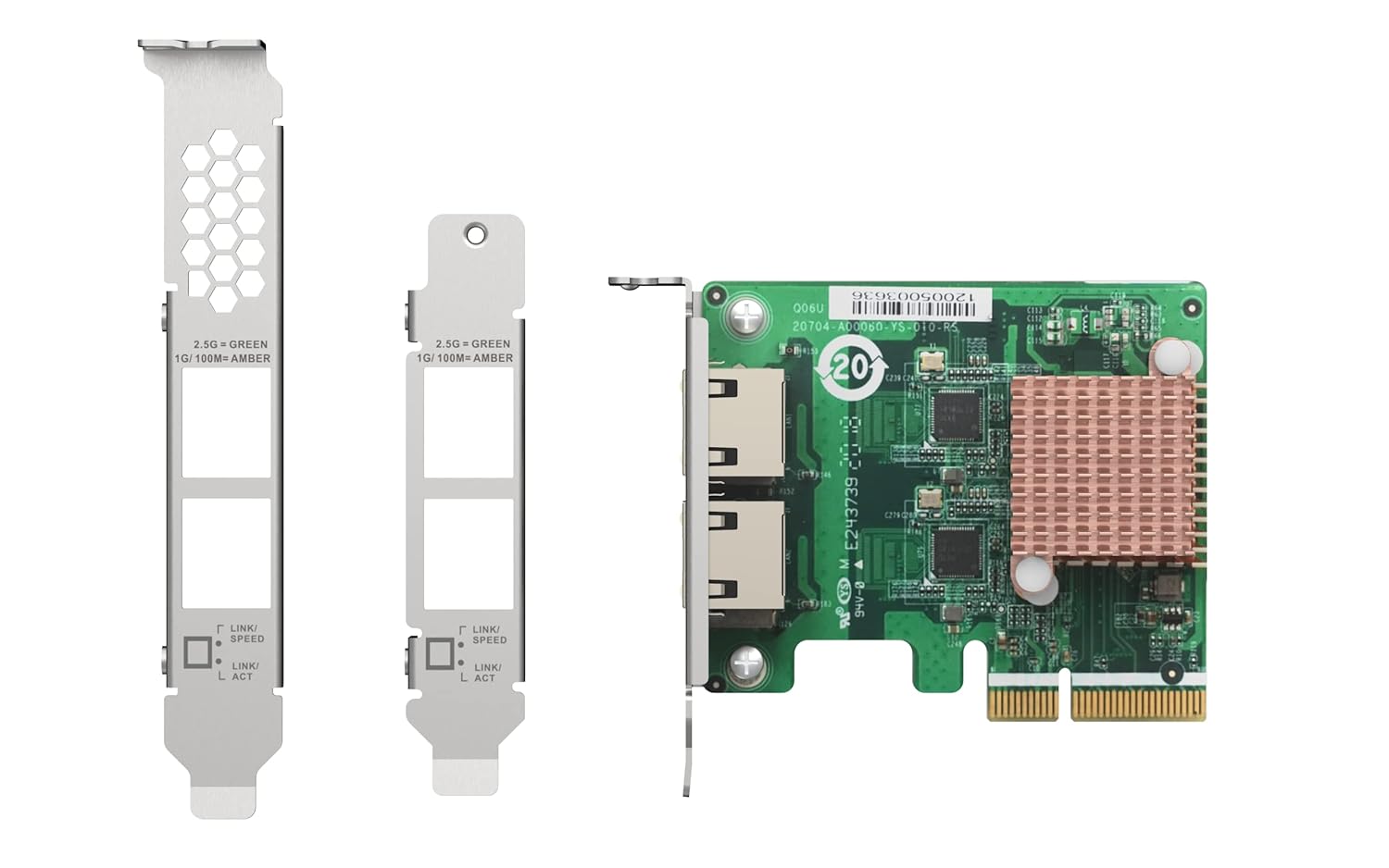 QNAP QXG-2G2T-I225 Dual Port 2.5GbE PCIe Network Expansion Card - image 4