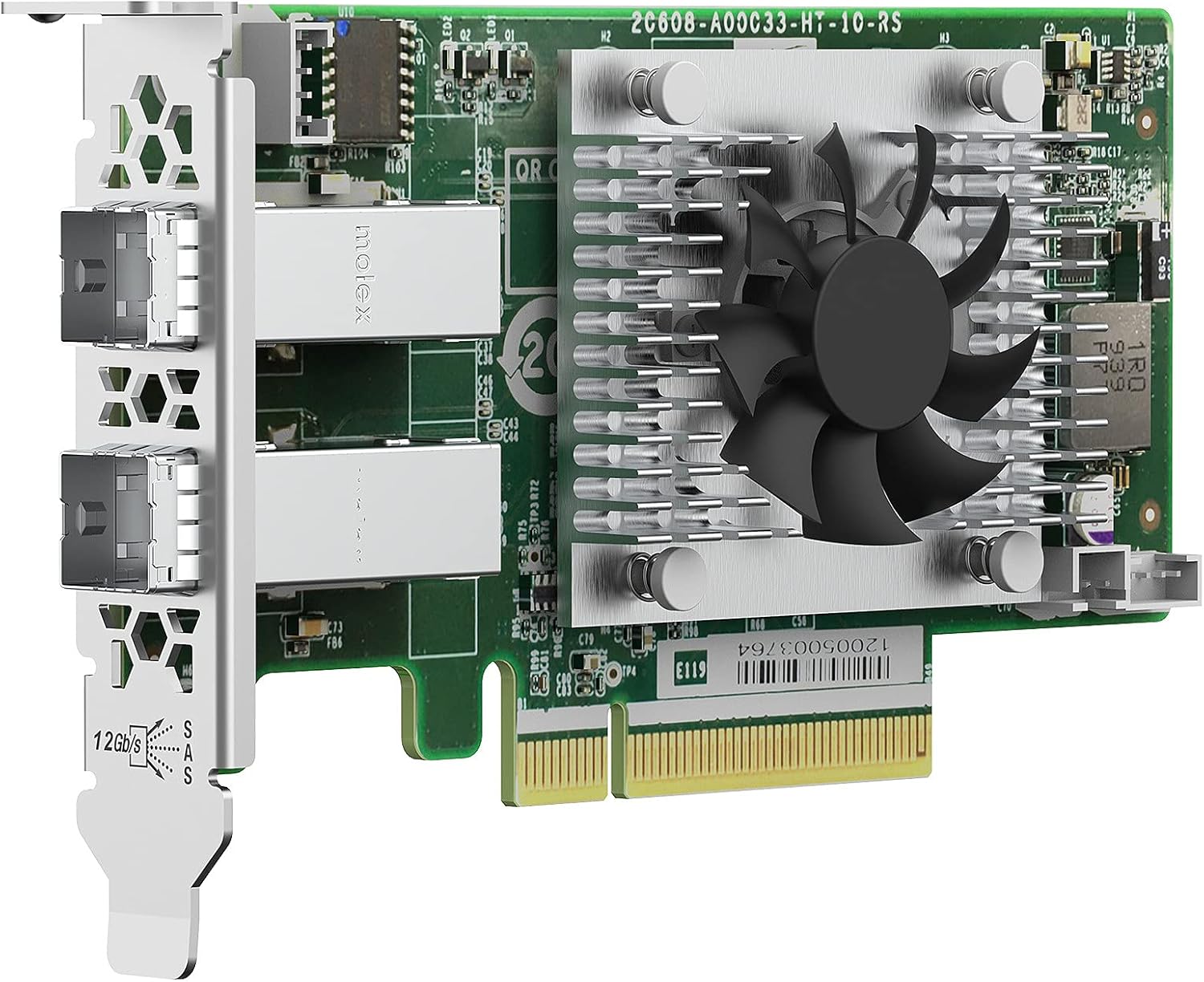 Qnap QXP-820S-B3408 High-Bandwidth, Full Duplex 12Gb/s SAS Card - image 2