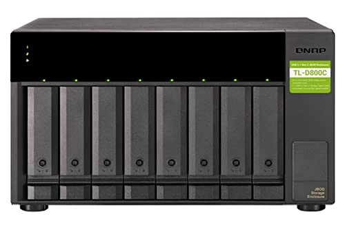 Qnap TL-D800C-EU 8Bay USB 3.2 Gen2 Nas - image 2