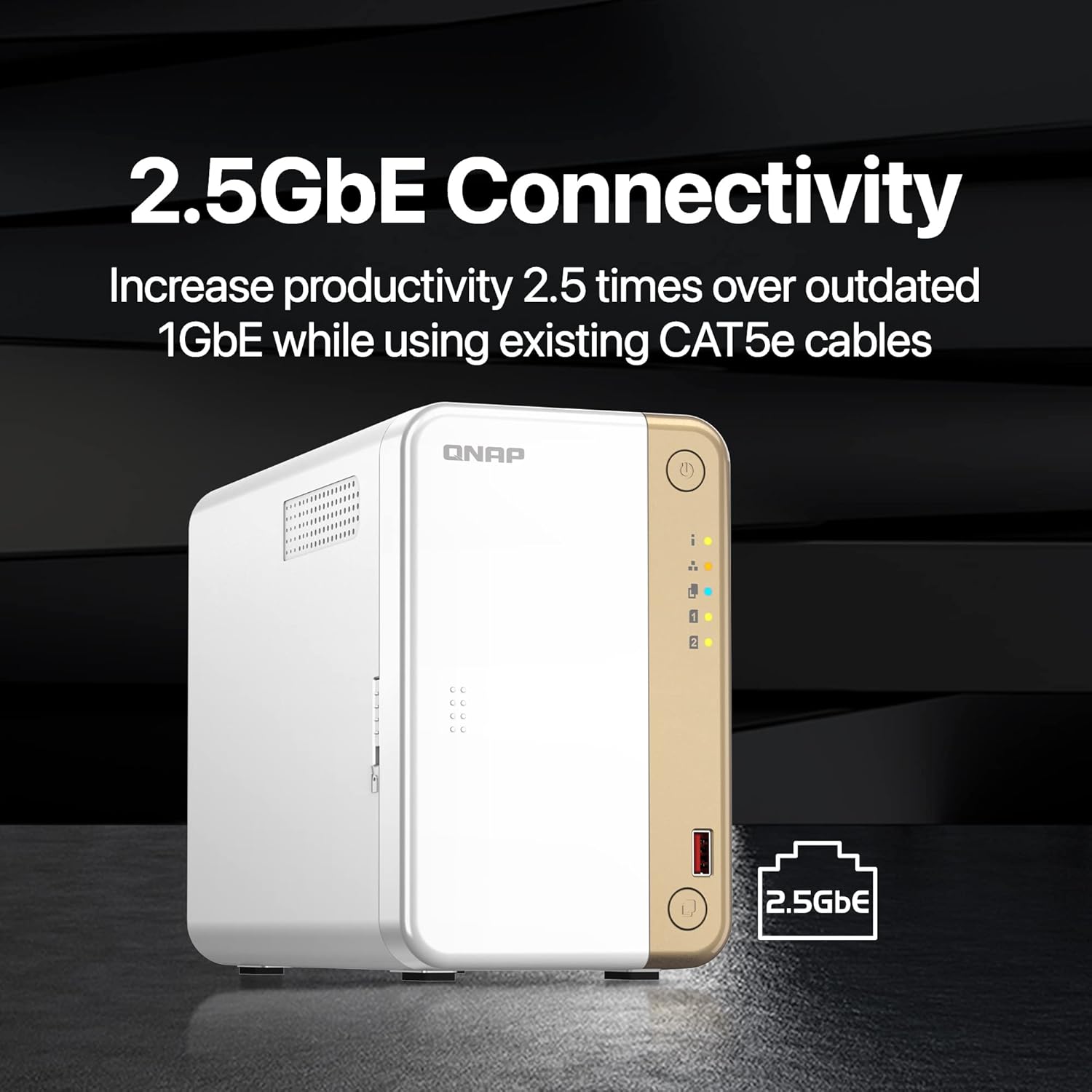 Qnap TS-262-4G 2-bay Multimedia NAS - image 2
