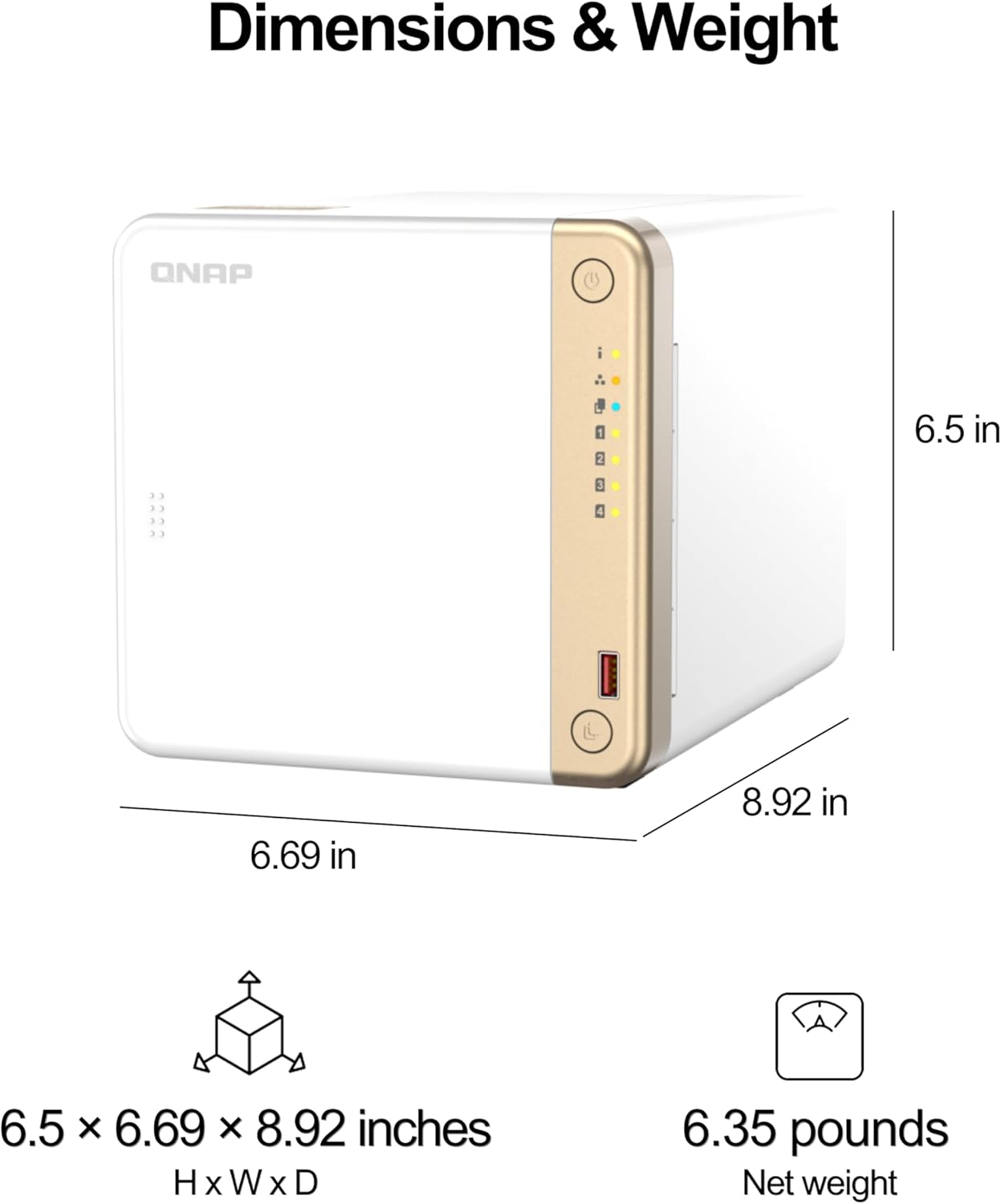 Qnap TS-462-4G 4-bay Multimedia NAS - image 5