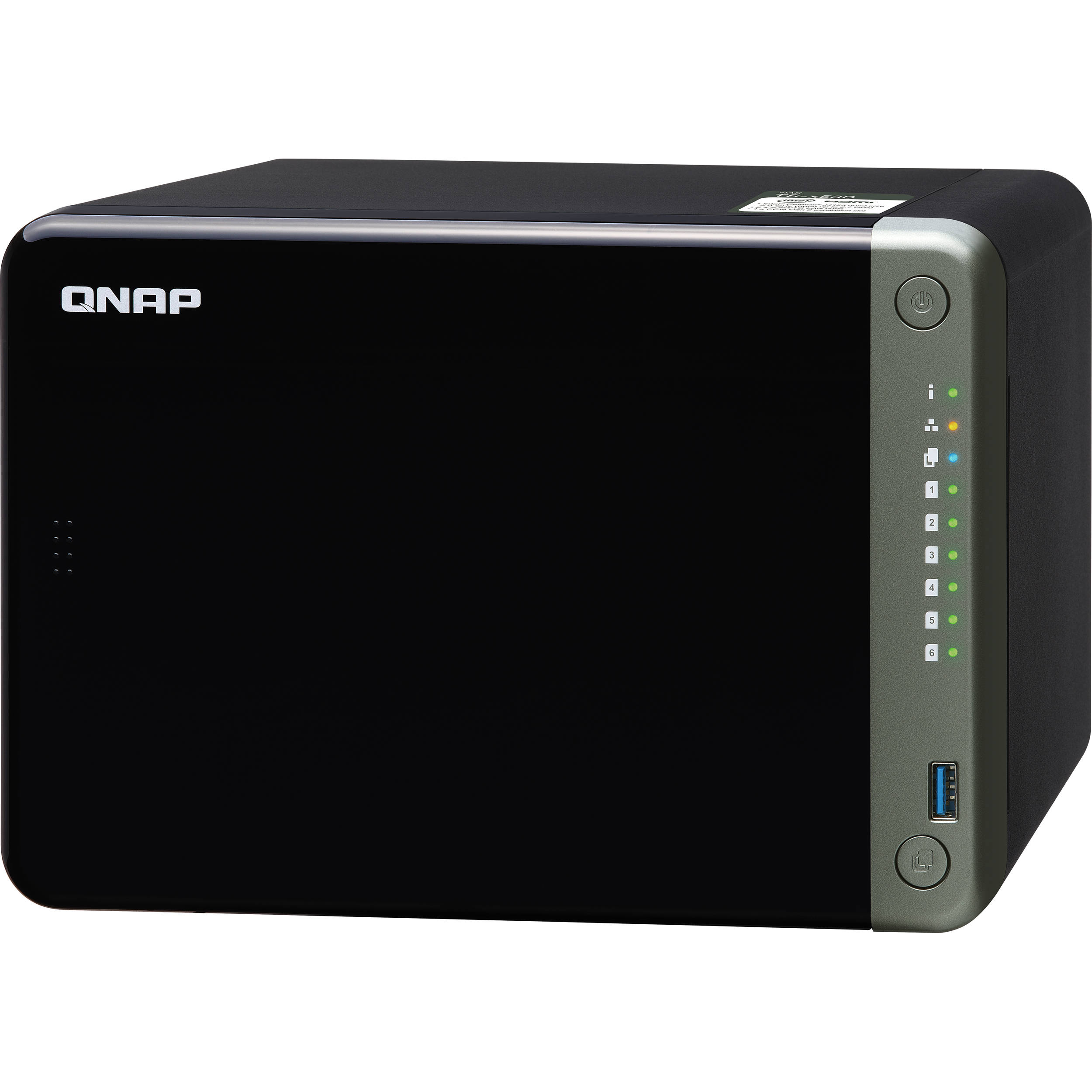 QNAP TS-653D-8G 6 Bay NAS Enclosure for Professionals with Intel Celeron J4125 CPU and Two 2.5GbE Ports - image 7