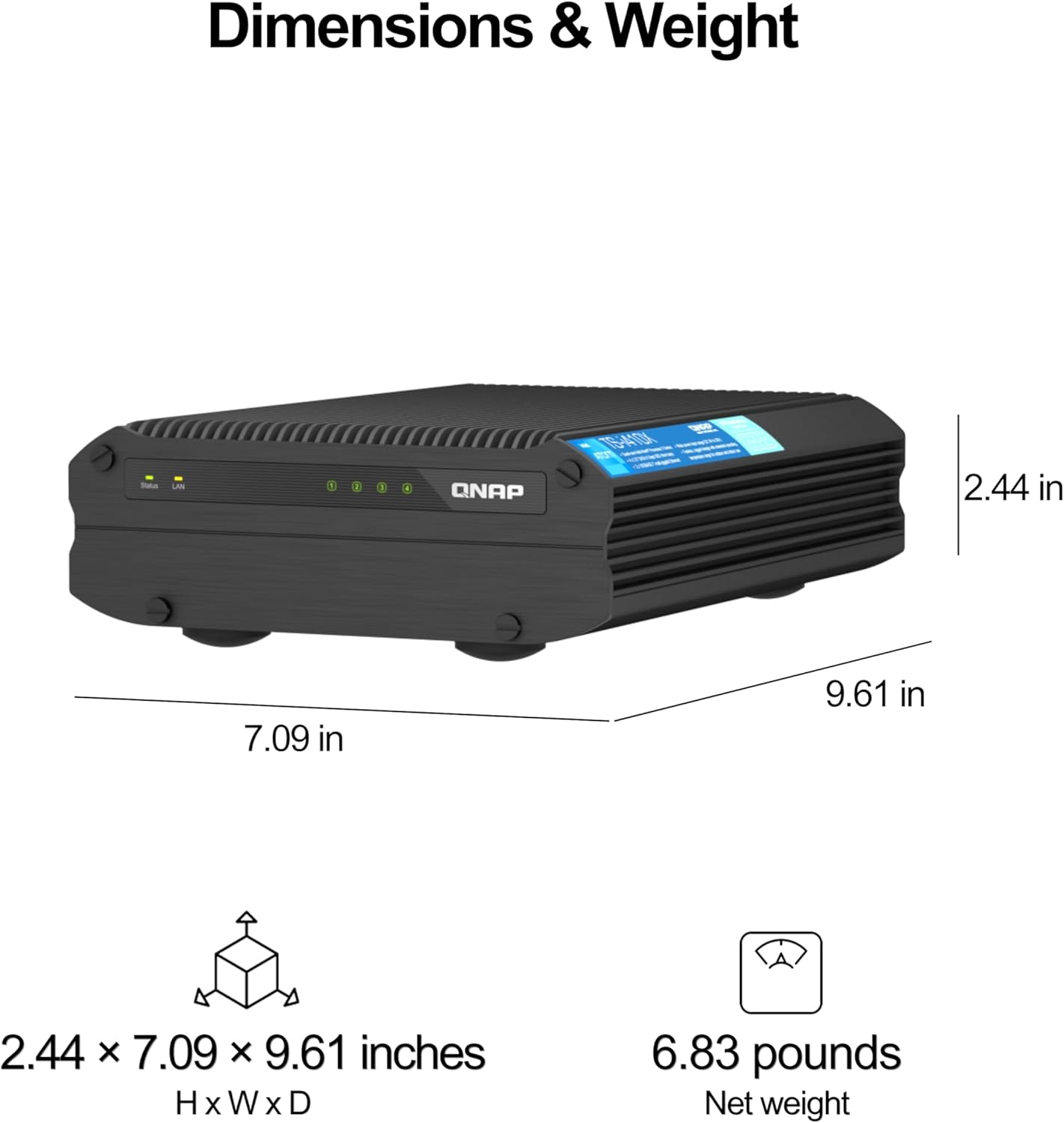 Qnap TS-i410X-8G 4-Bay 10GbE industrial NAS - image 3