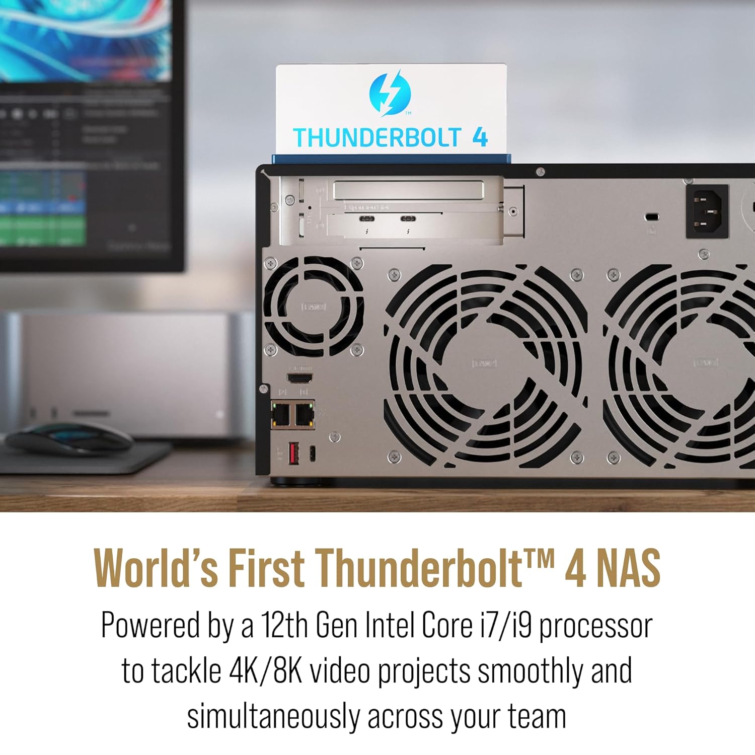 Qnap TVS-h874T-i7-32G 8 Bay High Speed Desktop NAS - image 4