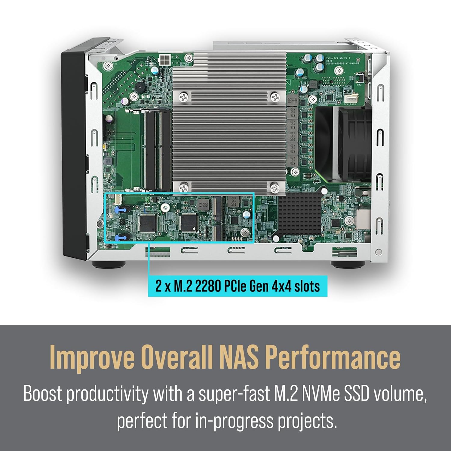 Qnap TVS-h874T-i7-32G 8 Bay High Speed Desktop NAS - image 5