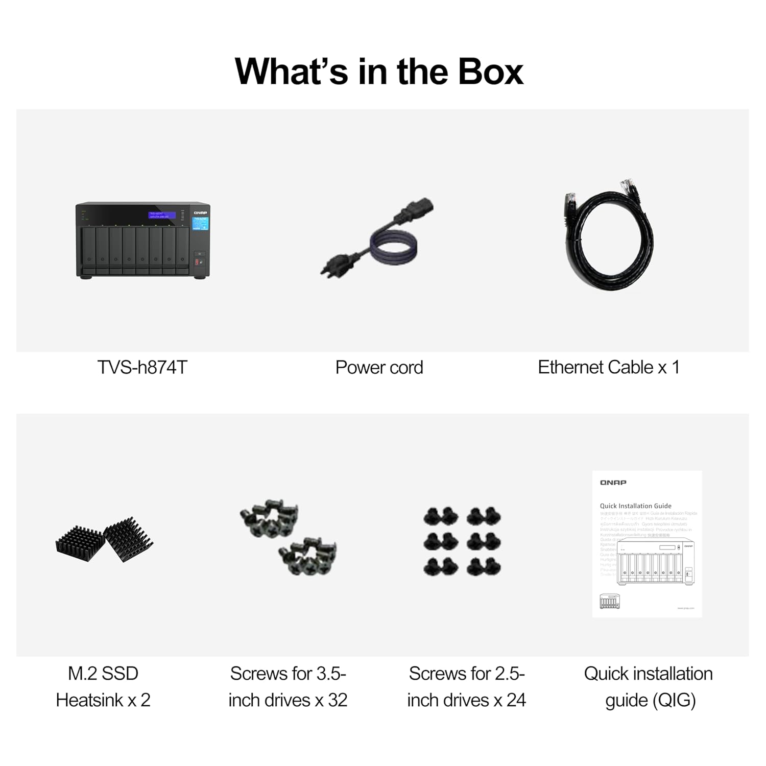 Qnap TVS-h874T-i7-32G 8 Bay High Speed Desktop NAS - image 8