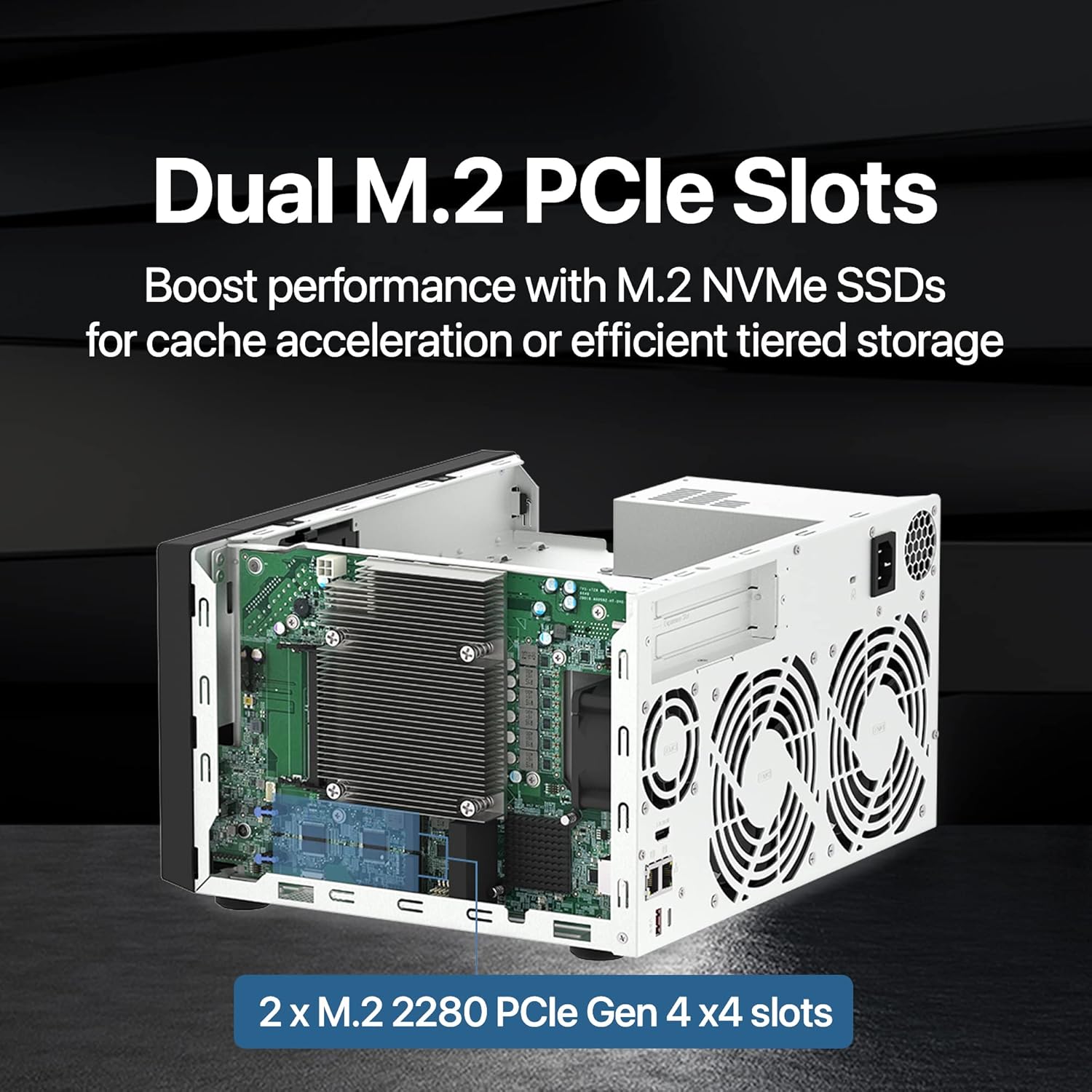 Qnap TVS-h874T-i9-64G 8 Bay High Speed Desktop NAS - image 4