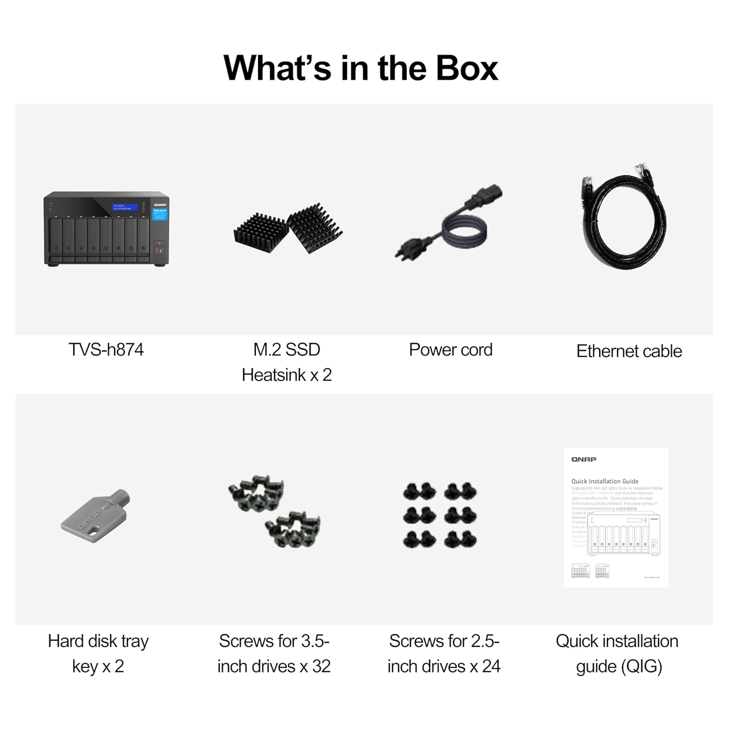 Qnap TVS-h874T-i9-64G 8 Bay High Speed Desktop NAS - image 6