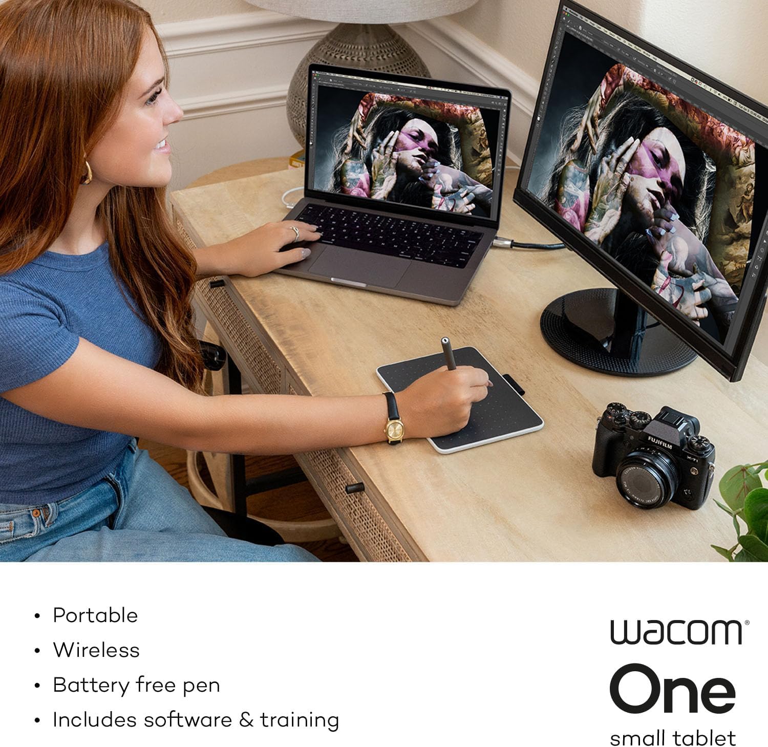 Wacom One Small CTC4110WLWOC Bluetooth Pen Tablet - image 2
