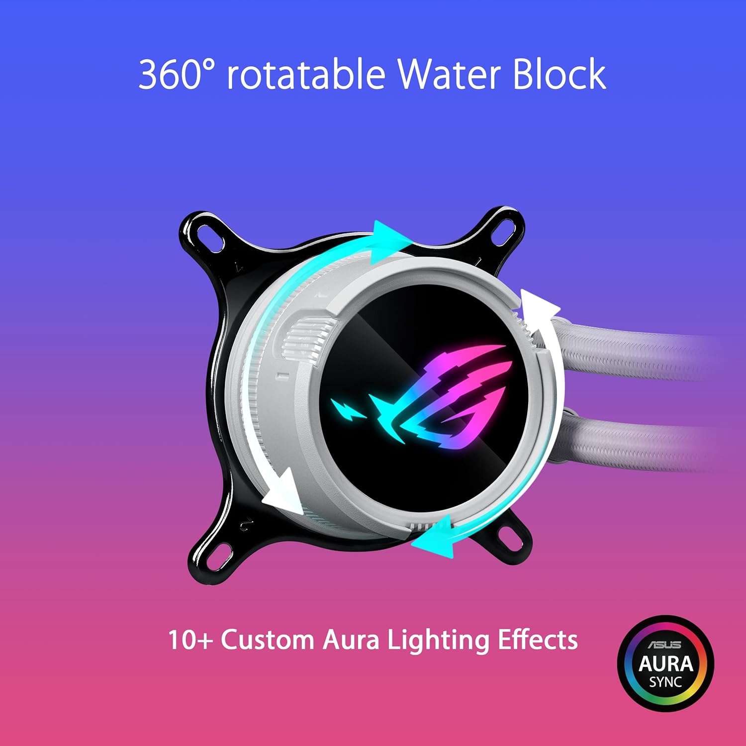 ASUS ROG Strix LC III 240 ARGB White Edition Liquid Cooler - image 2