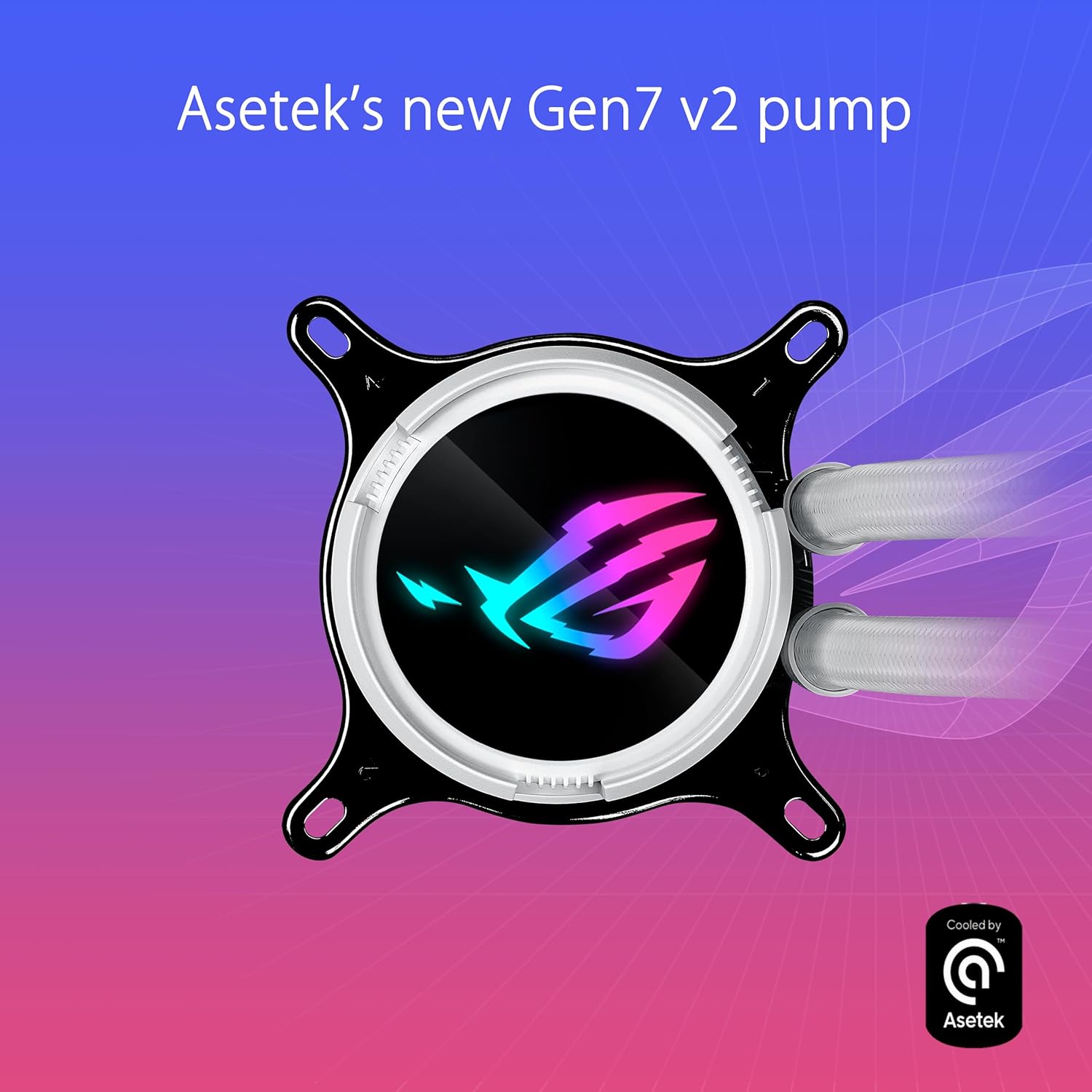 ASUS ROG Strix LC III 240 ARGB White Edition Liquid Cooler - image 3