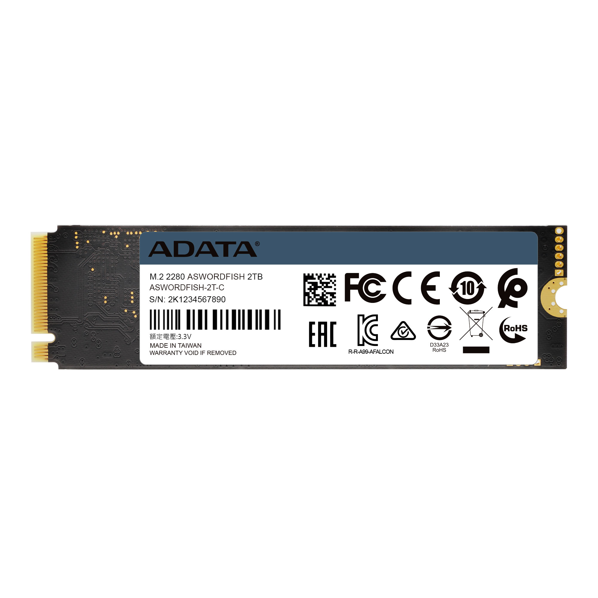 ADATA SWORDFISH 2TB NVMe M.2 solid state drive - image 5