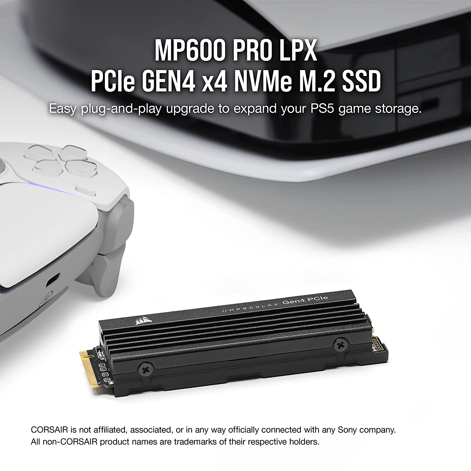 CORSAIR MP600 PRO LPX 2TB M.2 NVMe Gen4 Internal SSD - image 2
