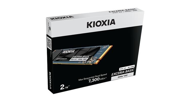 KIOXIA EXCERIA BASIC 1TB PCIe Gen4 x4 M.2 NVMe SSD - image 3