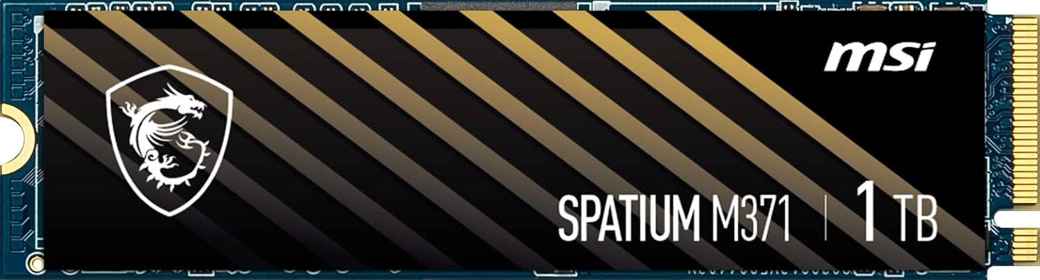 Msi Spatium M371 1TB M.2 NVMe PCIe Gen3 SSD - image 2