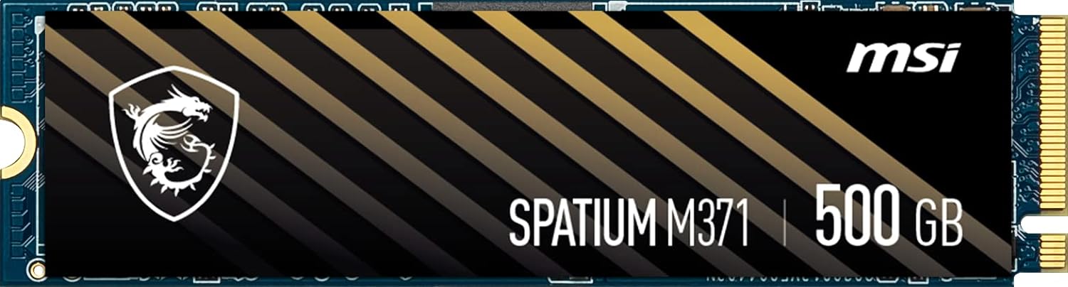 Msi Spatium M371 500GB M.2 NVMe PCIe Gen3 SSD - image 2