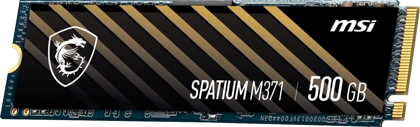 Msi Spatium M371 500GB M.2 NVMe PCIe Gen3 SSD - image 3