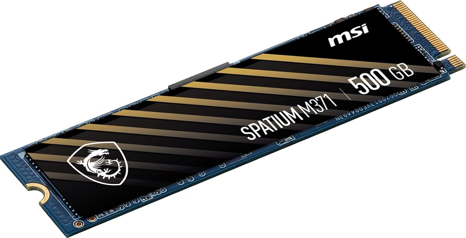 Msi Spatium M371 500GB M.2 NVMe PCIe Gen3 SSD - image 4