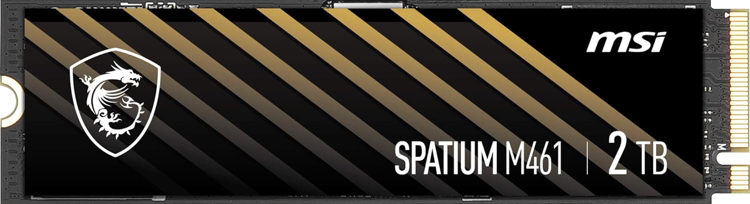 Msi Spatium M461 2TB M.2 NVMe PCIe Gen4 SSD - image 2