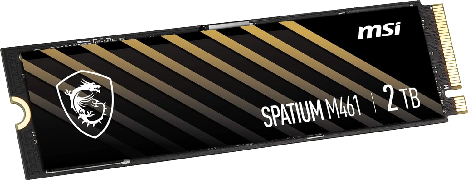 Msi Spatium M461 2TB M.2 NVMe PCIe Gen4 SSD - image 3