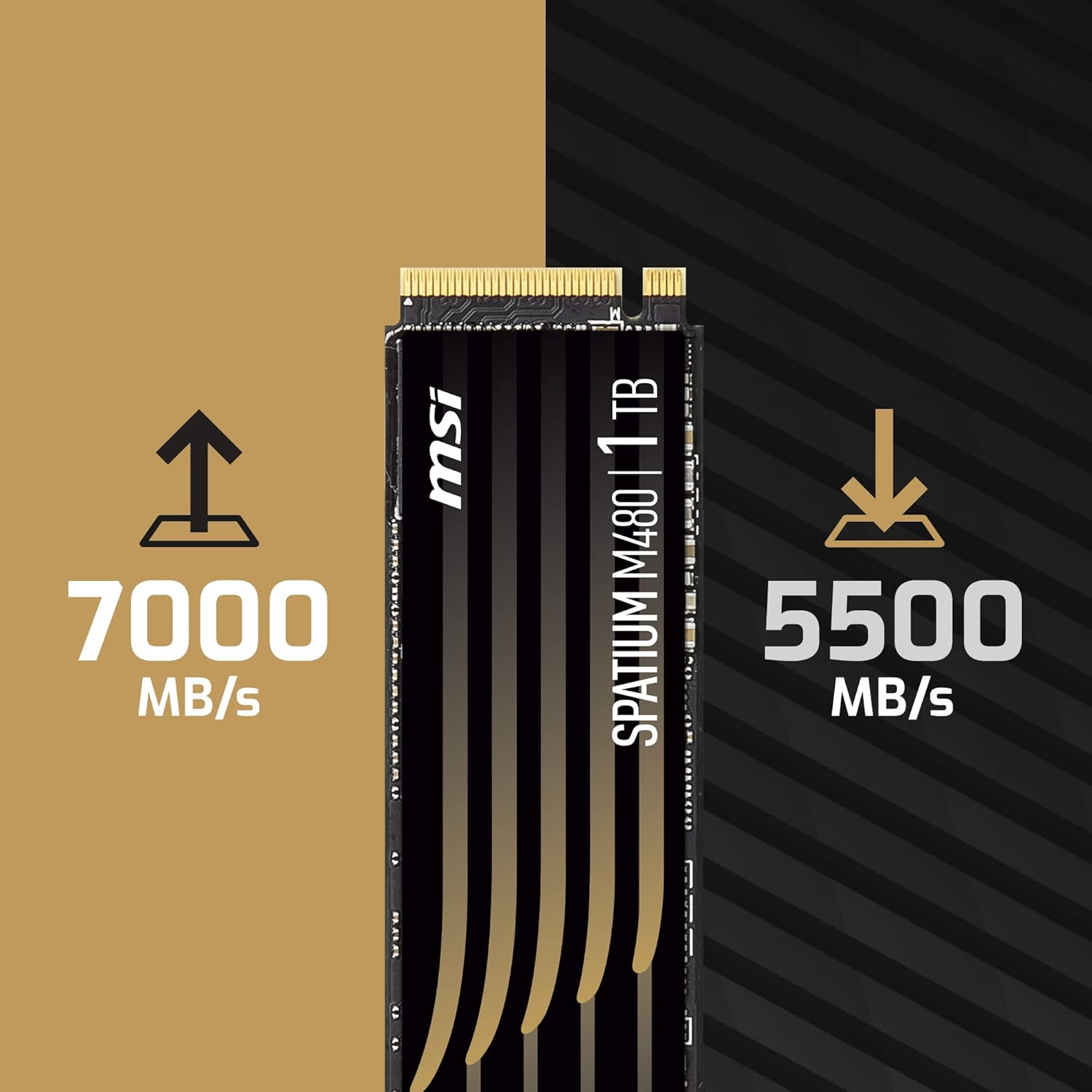Msi Spatium M480 1TB M.2 NVMe PCIe Gen4 SSD - image 2