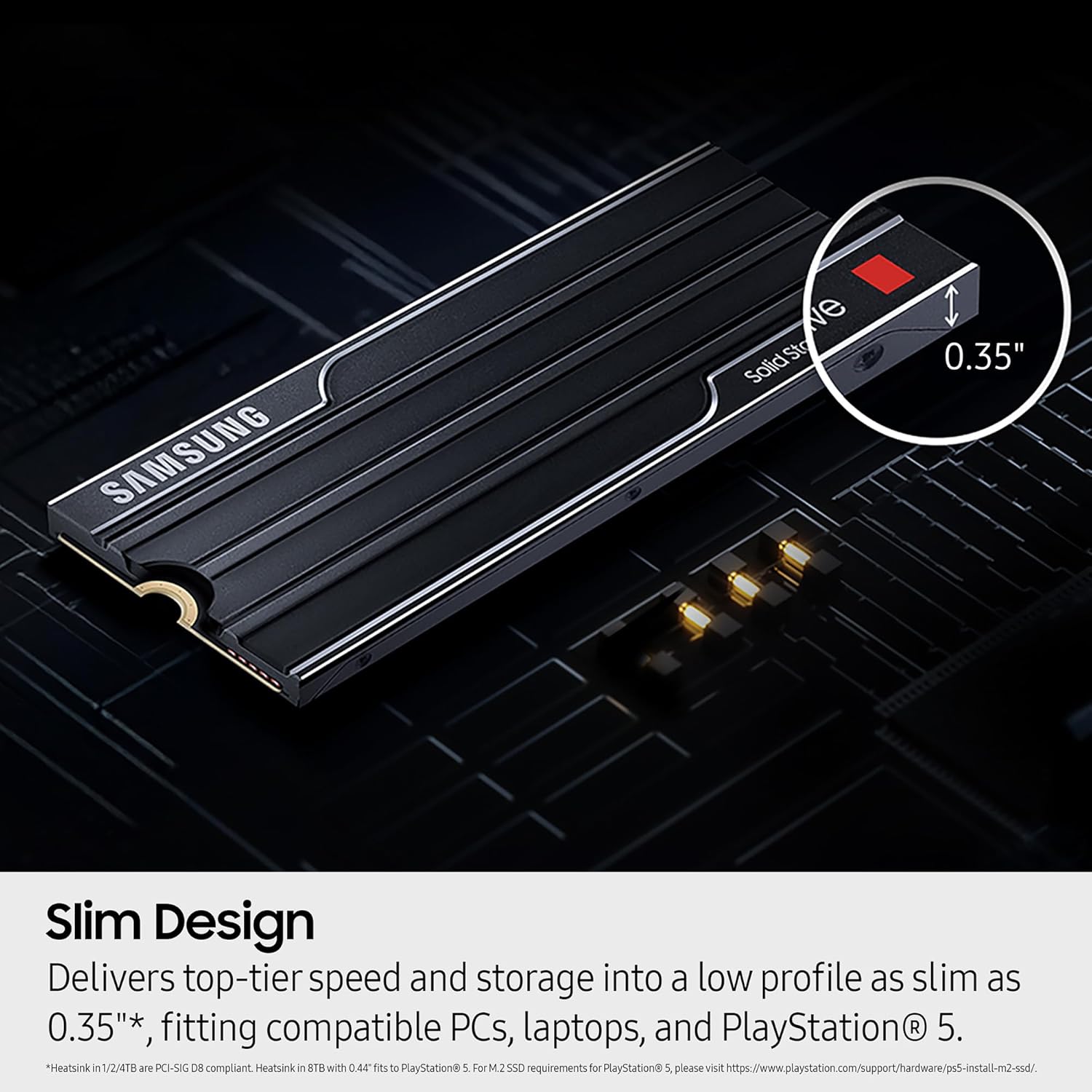 Samsung 9100 PRO 1TB Gen5 M.2 NVME SSD With Heatsink - image 7