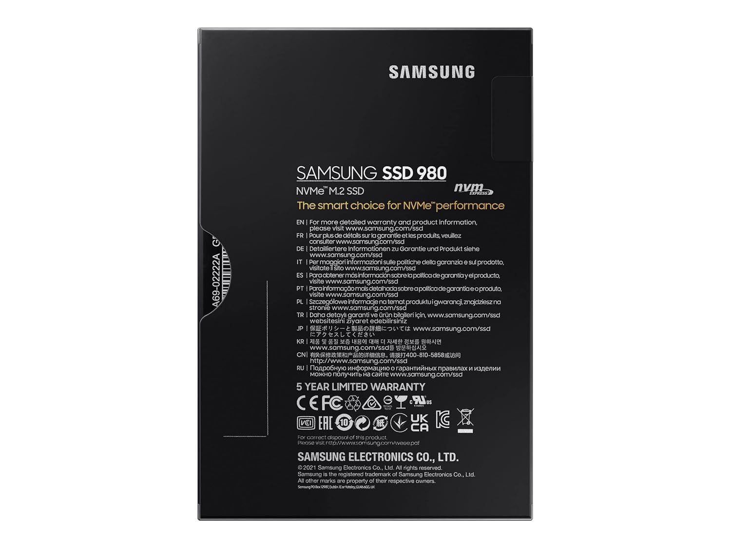 Samsung 980 1TB Gen3 M.2 Nvme SSD - image 4