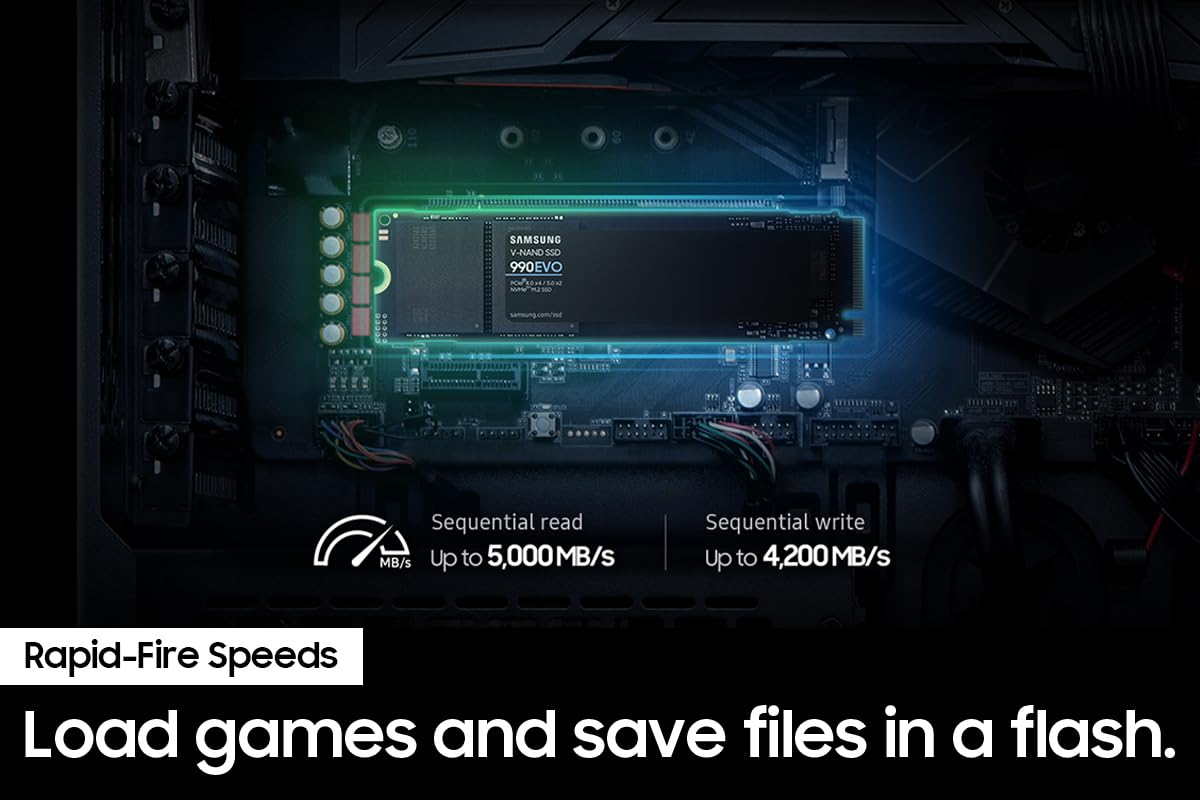 Samsung 990 Evo 2TB Gen4 M.2 Nvme SSD - image 2