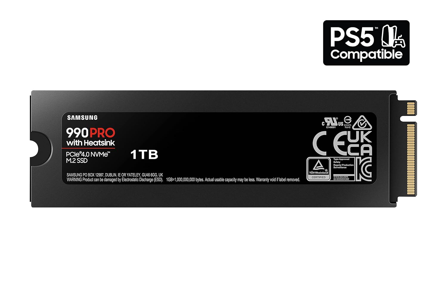 Samsung 990 Pro Heatsink 2TB Gen4 M.2 Nvme SSD - image 2