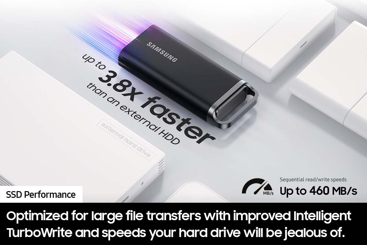 Samsung T5 Evo Portable External 8TB SSD - image 2