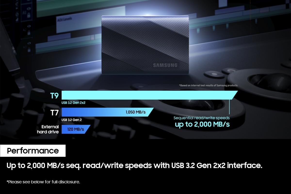 Samsung T9 Portable External 1TB SSD - image 4