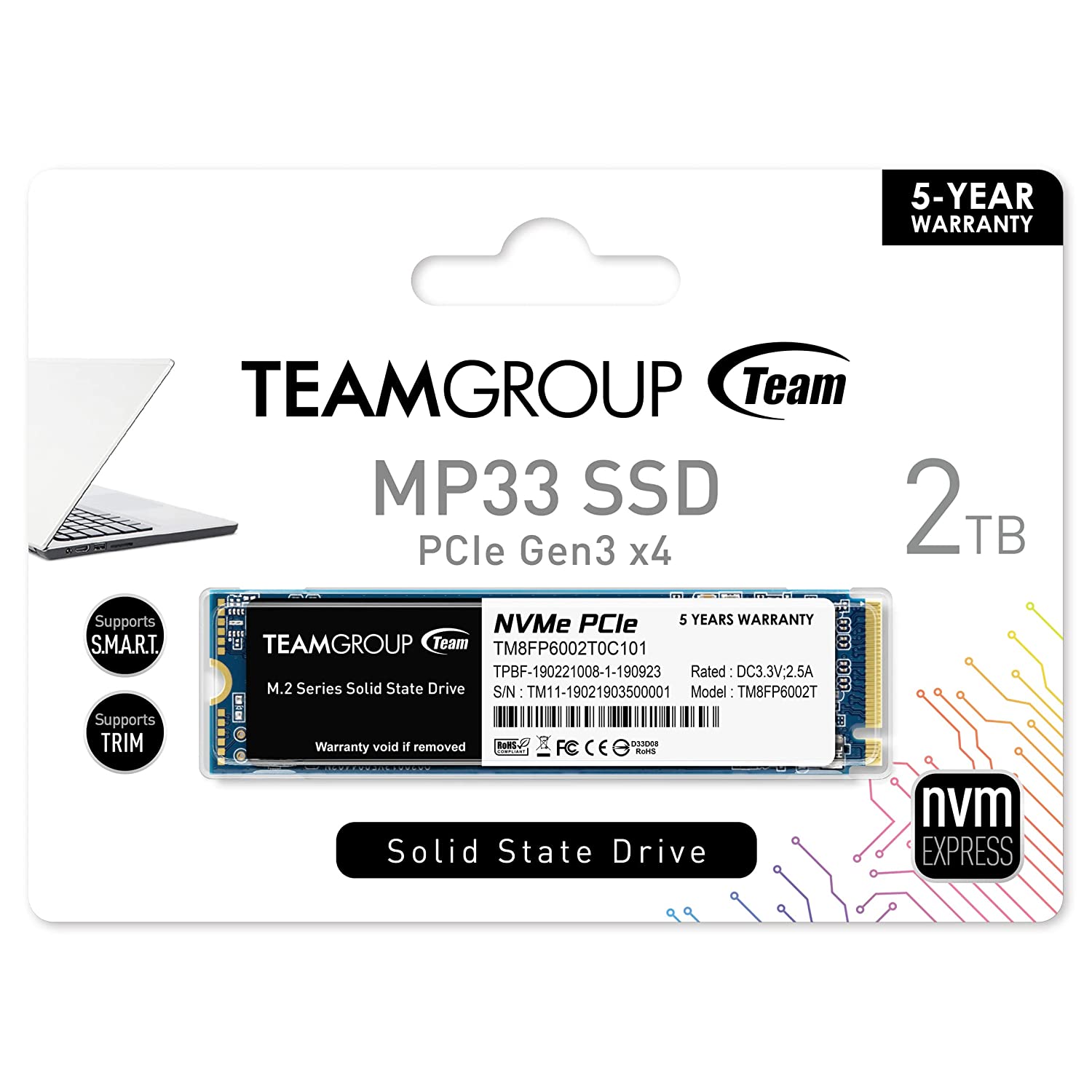 TeamGroup MP33 Pro 2TB M.2 NVME SSD - image 6