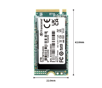 Transcend 512GB M.2 2242 NVMe Gen3X4 SSD - image 4