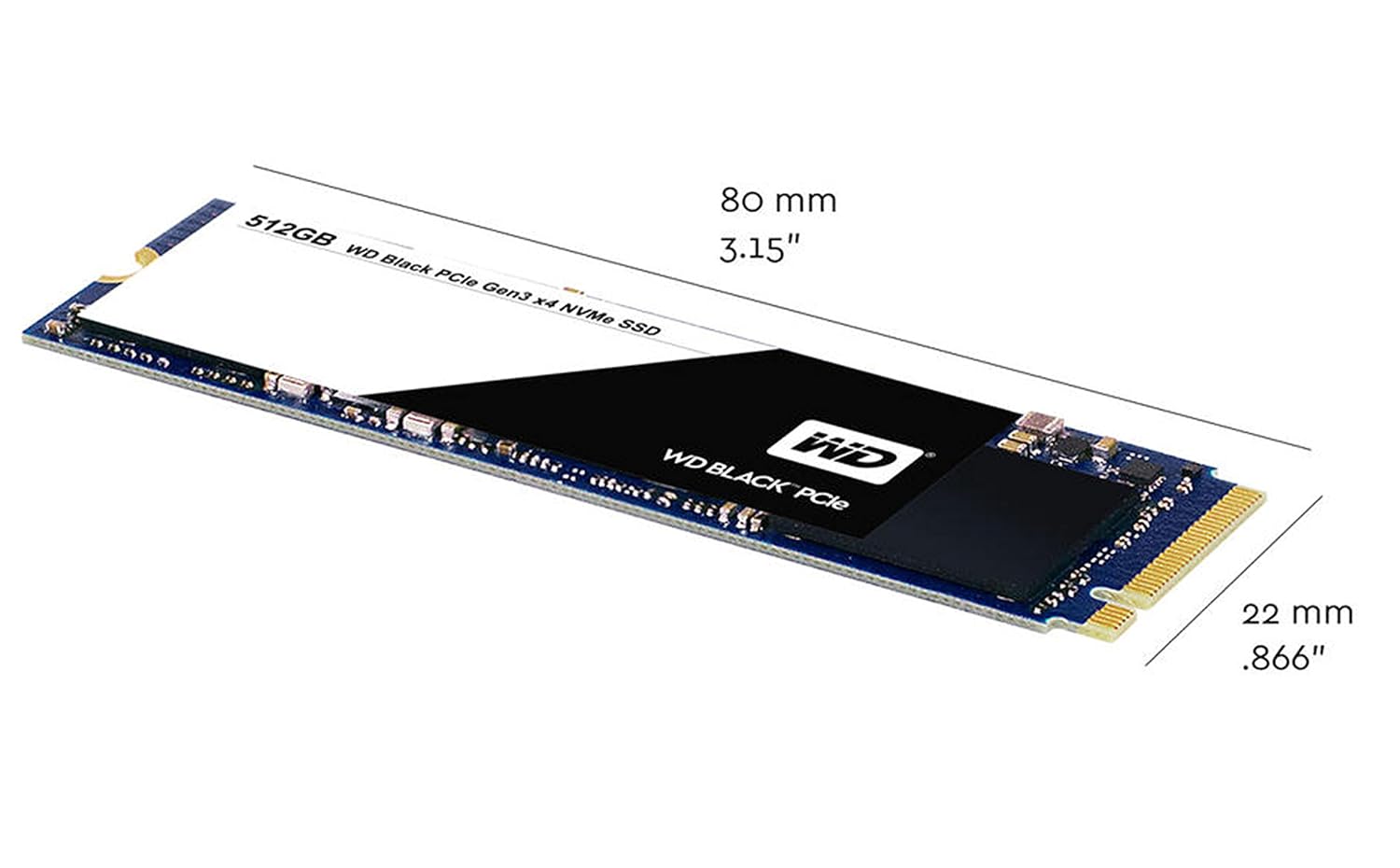 WD Black PCIe NVMe-based SSD M.2 2280 512GB Internal Solid State Drive [WDS512G1X0C] - image 5