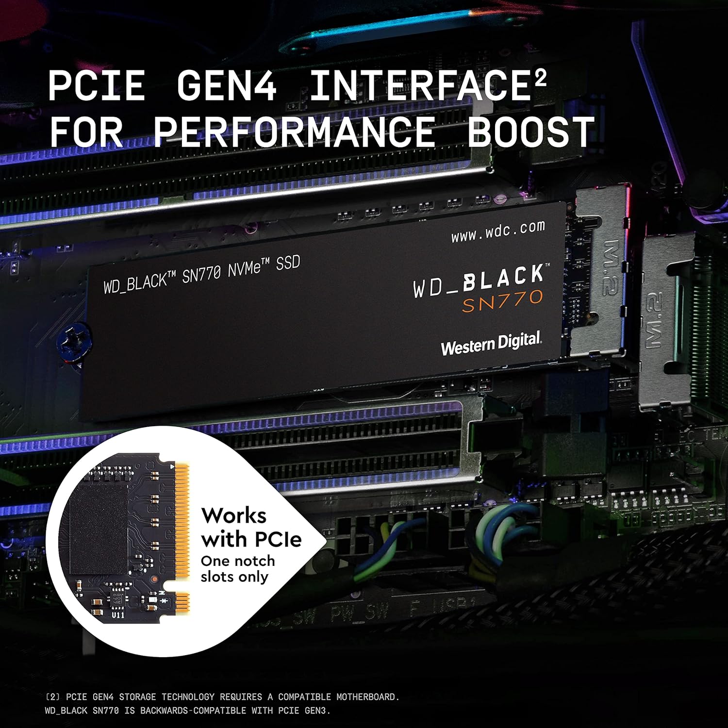 Western Digital Black SN770 500GB M.2 NVMe Gen4 SSD - image 3
