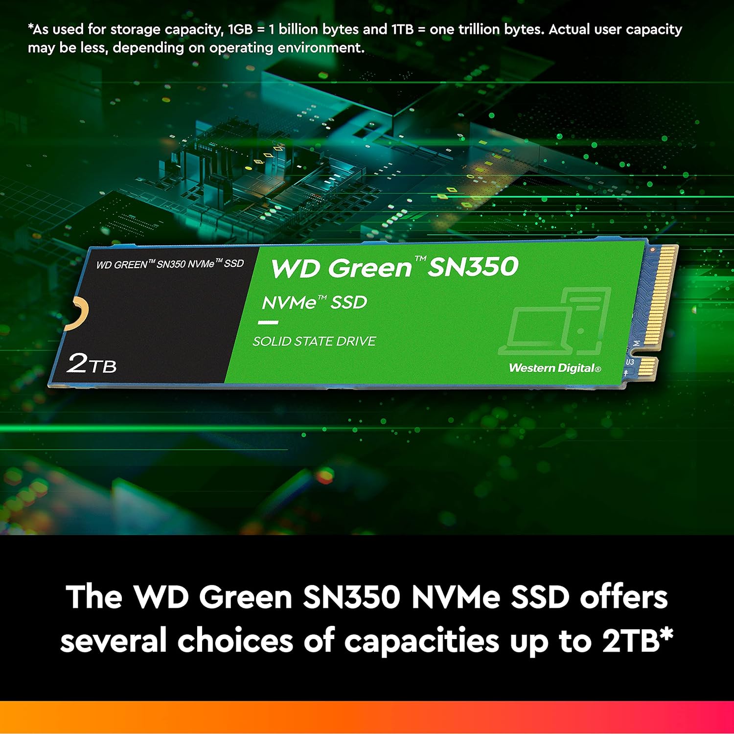 Western Digital Green SN350 NVMe 250GB M.2 Gen3 SSD - image 3