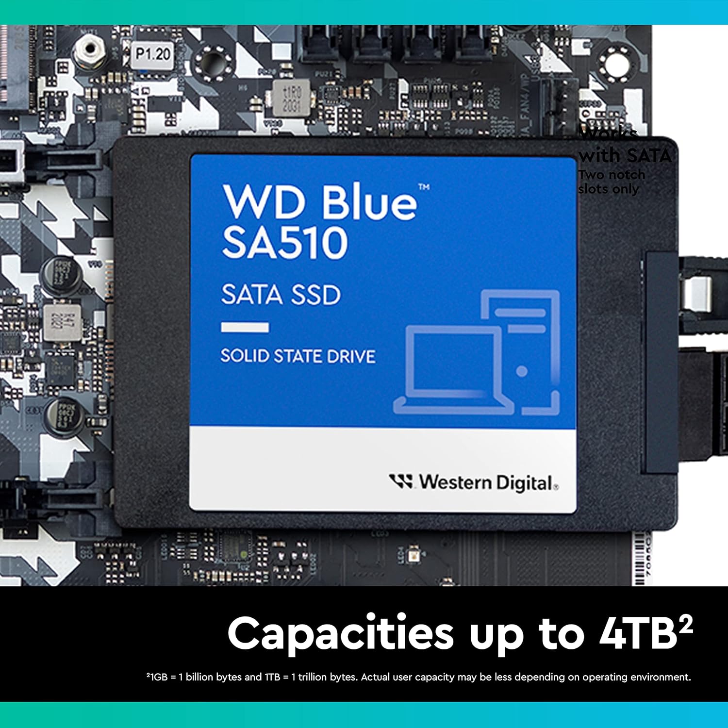 Western Digital Blue SA510 SATA 250GB 2.5inch SSD - image 4