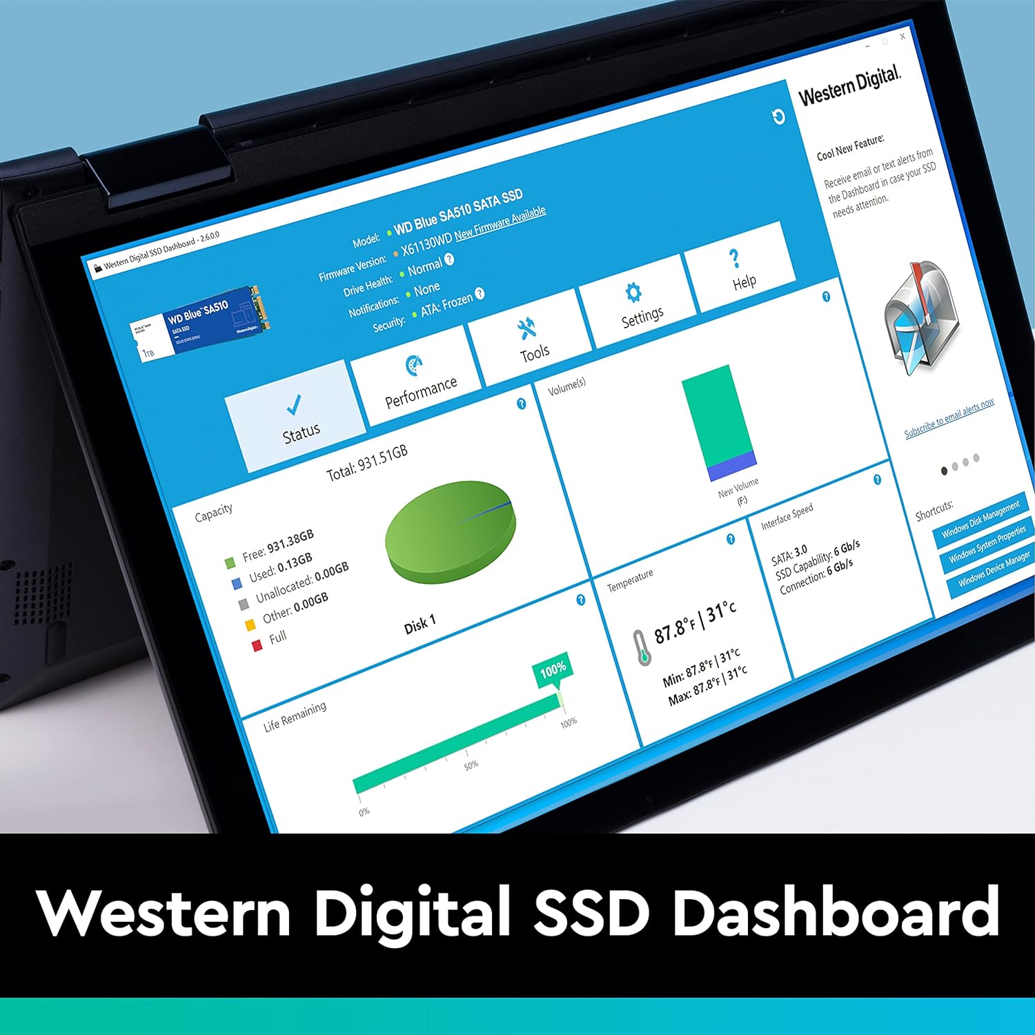 Western Digital Blue SA510 SATA 250GB 2.5inch SSD - image 6